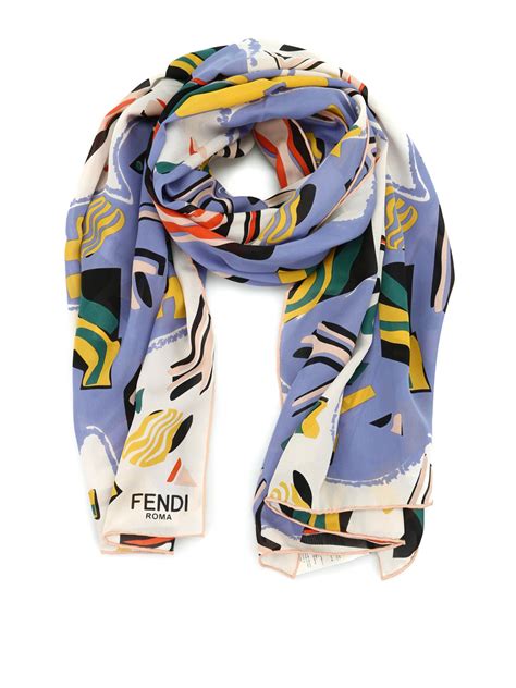 fendi scarf silk women's fake